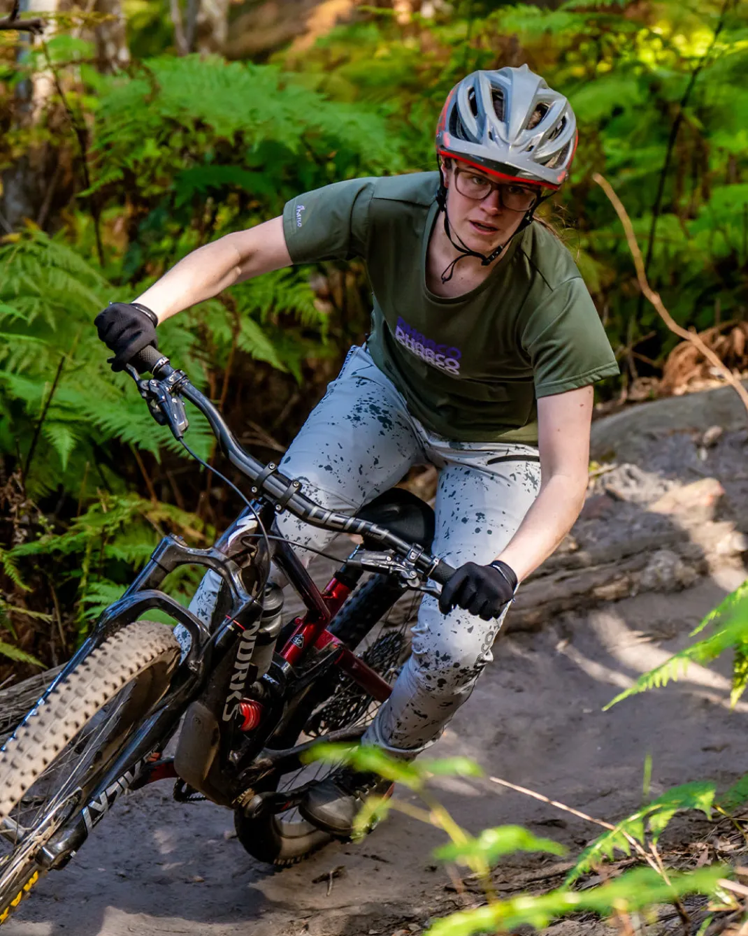 Womens Short Sleeve Tech Tee | Garigal Green