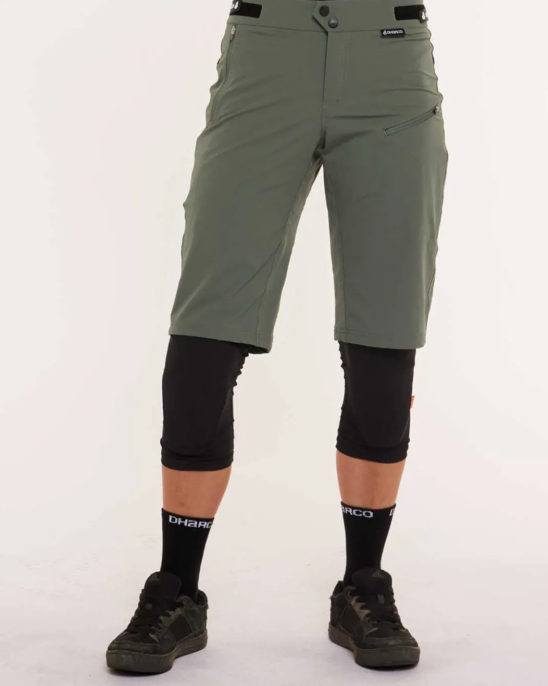 Womens Gravity Shorts | Gorilla Green