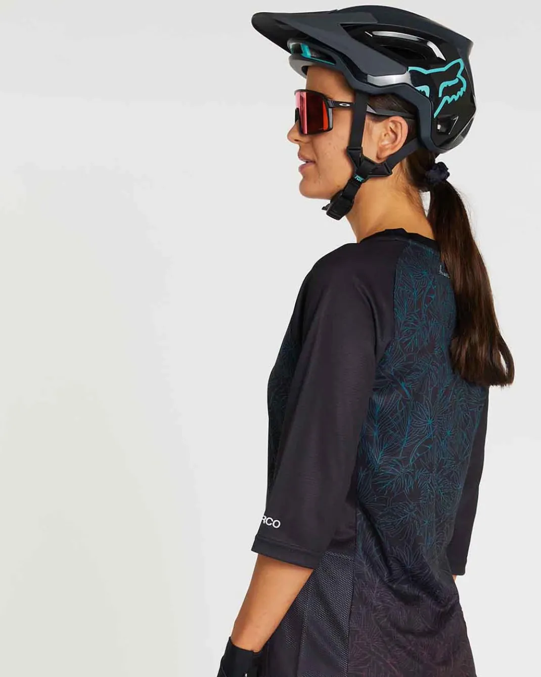 Womens 3/4 Sleeve Jersey | Tropical Fade