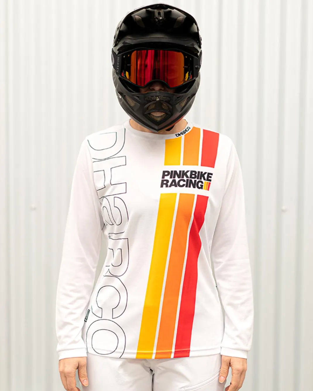Womens Gravity Jersey | Pinkbike Team Replica White