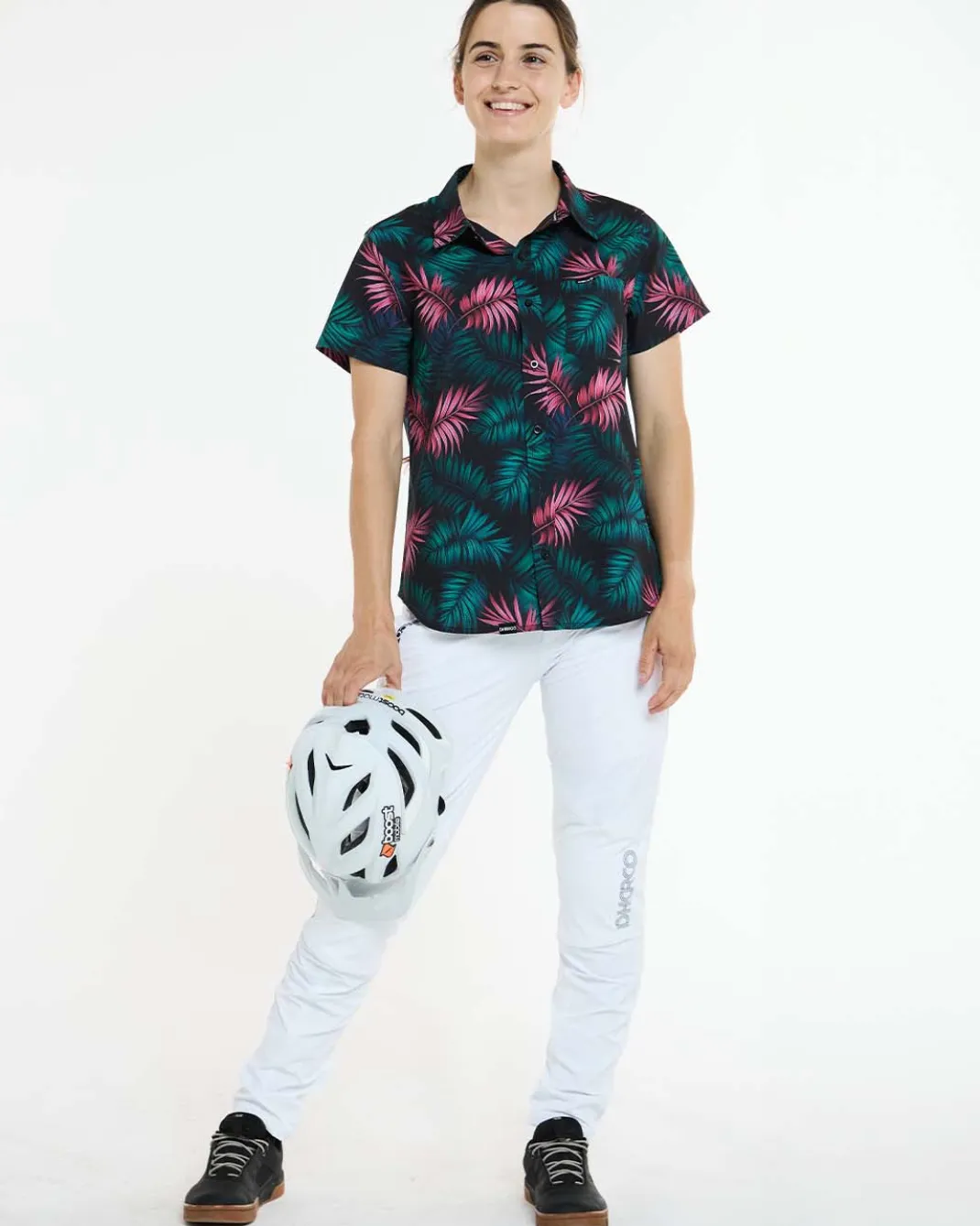 Womens Tech Party Shirt | Dark Fern