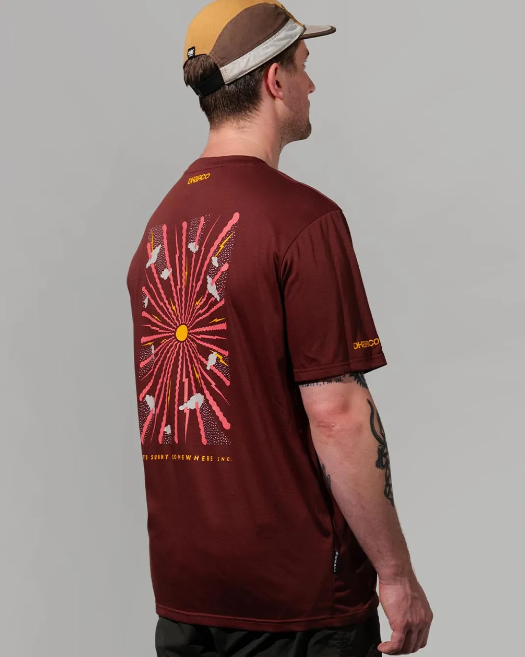Mens Short Sleeve Tech Tee | It's Sunny X DHaRCO