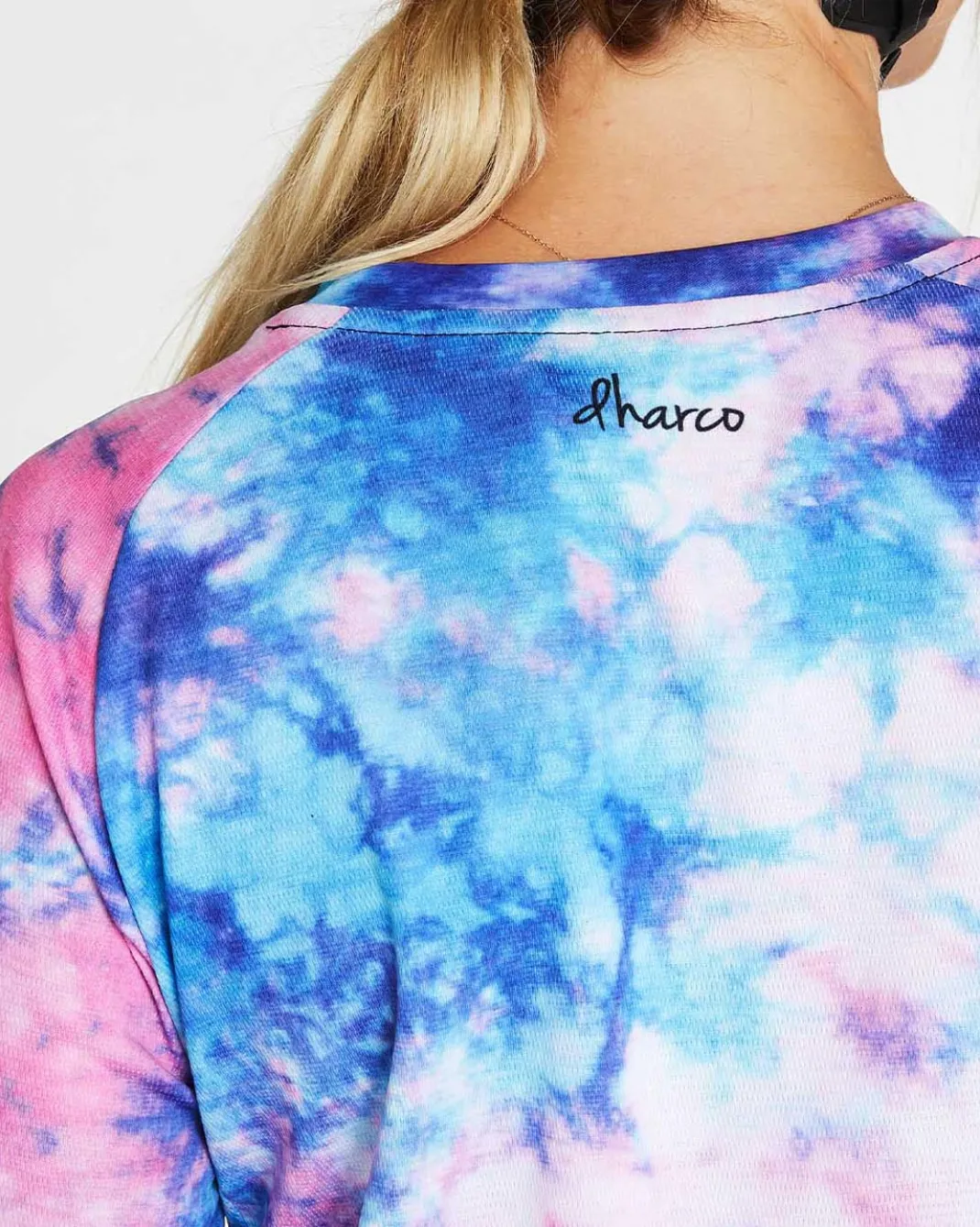 Womens 3/4 Sleeve Jersey | Tie Dye