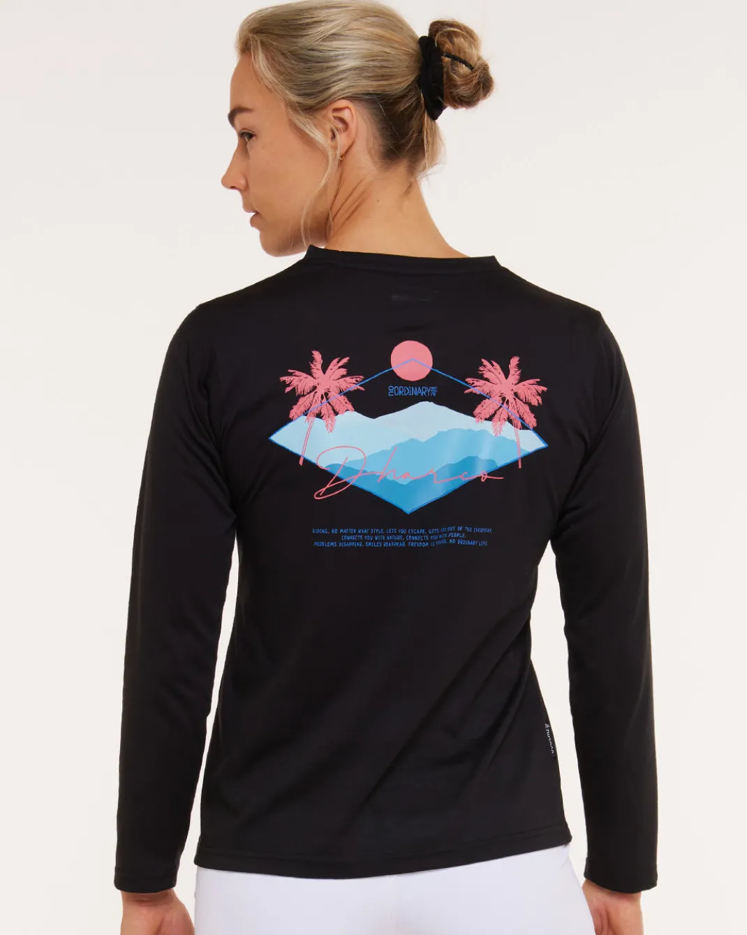 Womens Long Sleeve Tech Tee | Stealth