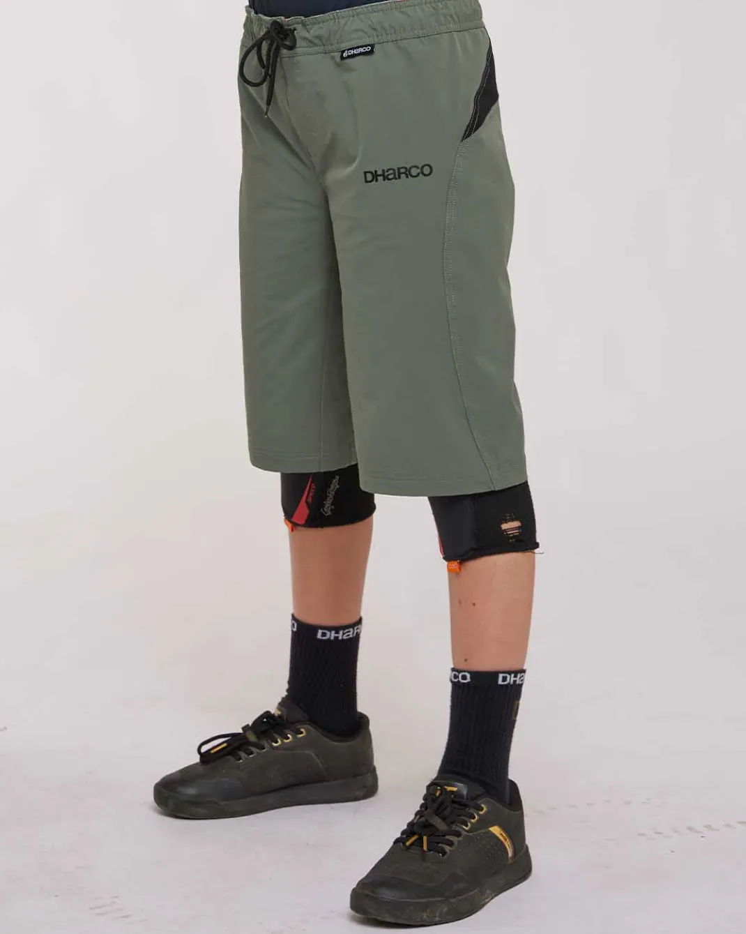 Youth Gravity Shorts | Gorilla Green