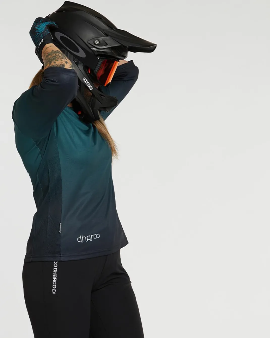 Womens 3/4 Sleeve Jersey | Forest Fade