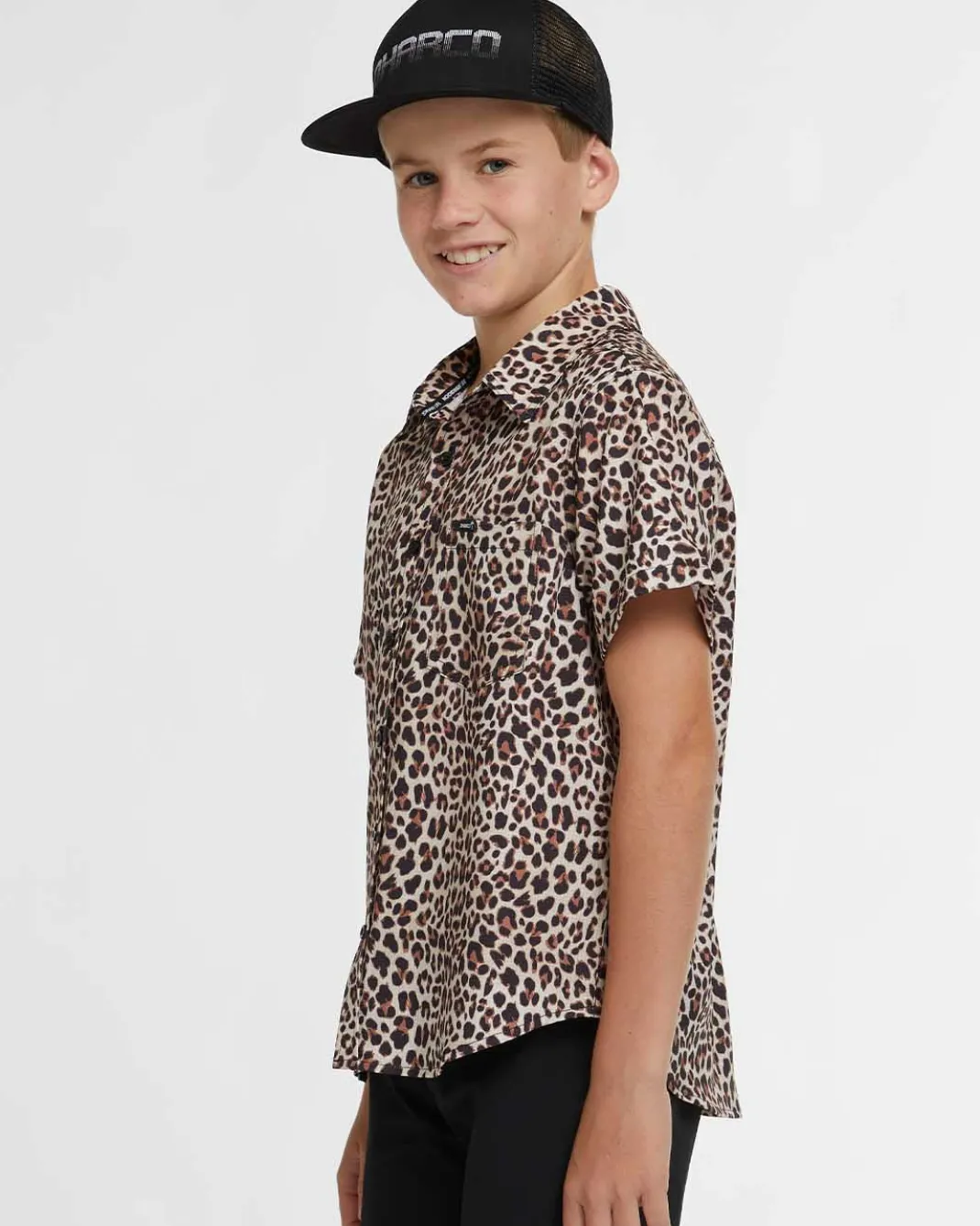 Youth Tech Party Shirt | Leopard