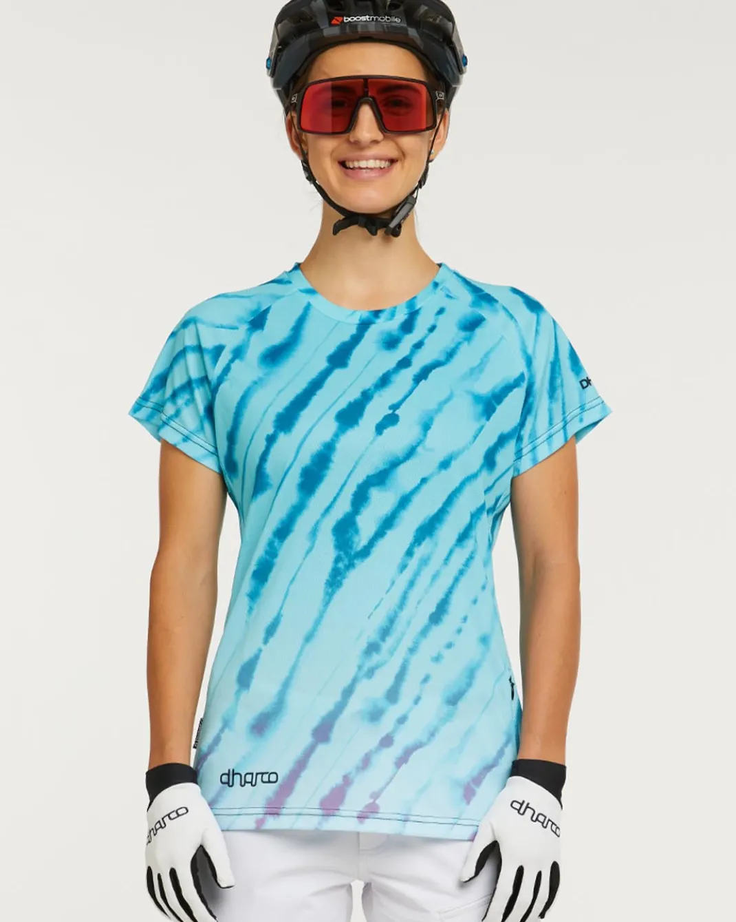 Womens Short Sleeve Jersey | Aqua Tiger